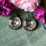 Alice in Wonderland Cheshire Cat Earrings