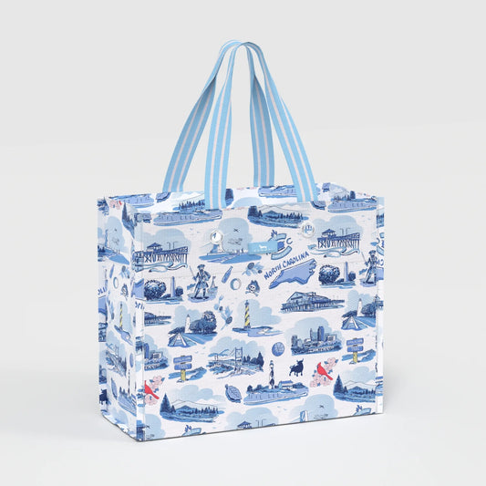 Scout North Carolina Toile LG Gift Bag
