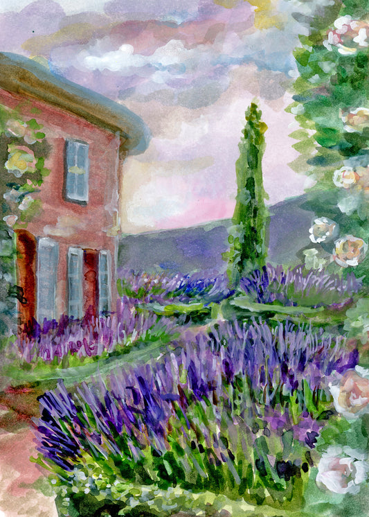 Watercolor Provence by Carrie Hannegan
