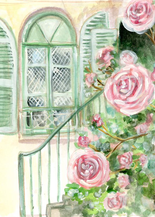 Watercolor Window by Carrie Hannegan