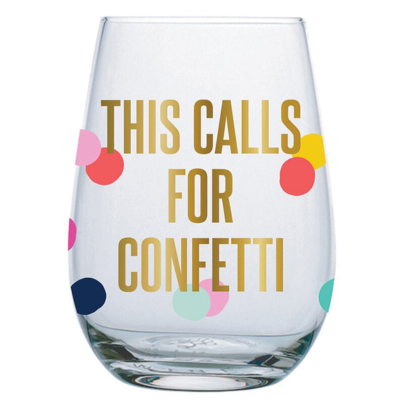 Wine Glass This Calls for Confetti