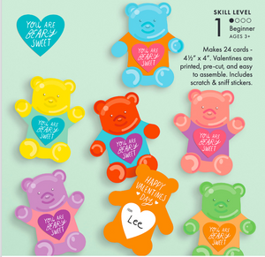 Paper Source Gummy Bear Valentines Making Kit