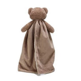 Buddy Blanket Lovey in Brown Cubby Bear by Bunnies by the Bay