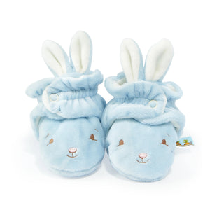Bud Bunny Boxed Blue Happy Feet Baby Slippers