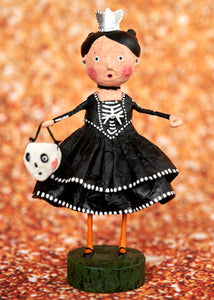 Skeleton Princess Halloween Trick or Treat Figurine by Lori Mitchell