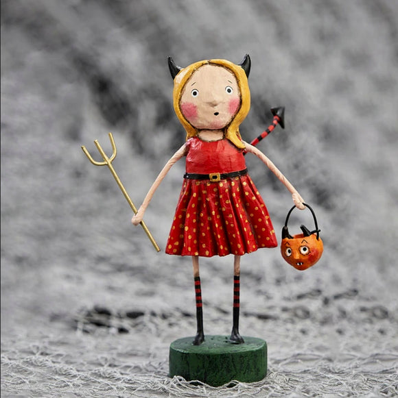 She Devil Halloween Figurine by Lori Mitchell Trick or Treater