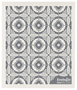 Ecologie Swedish Dish Cloth Avignon Gray White Tile