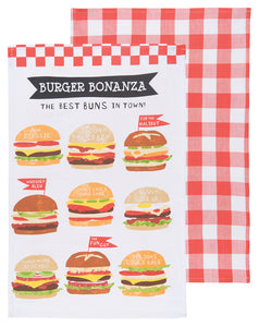 Danica Studio Burger Bonanza Set of 2 Hand Towels