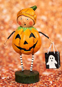 Punkin Pie Figure Lori Mitchell Halloween Trick or Treater