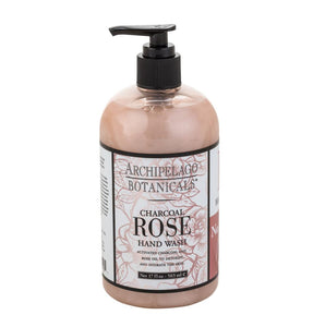 Archipelago Charcoal Rose Hand Wash 17oz Pump
