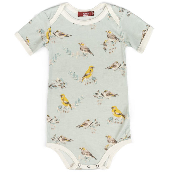 Milkbarn Birds Onesie Bamboo