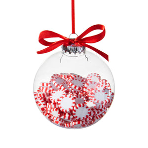 4" Peppermint Filled Ornament
