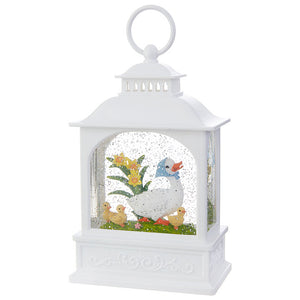 8.5” Duck Family Lighted Water Lantern