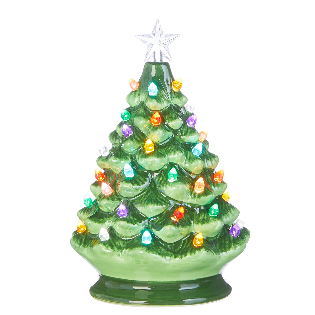 8" Vintage Lighted Tree