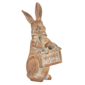 12.25" Bunny with Sign
