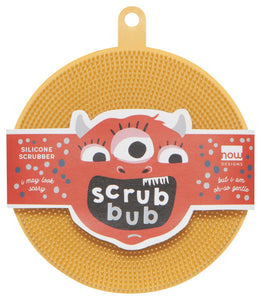 Sunrise Orange Scrub Bub Silicone Scrubber