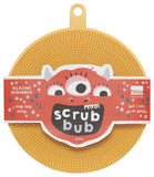 Sunrise Orange Scrub Bub Silicone Scrubber