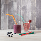 Cheer Silicone Smoothie Straw Set of 6
