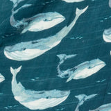 Milkbarn Whale Burp Cloths Bamboo Muslin