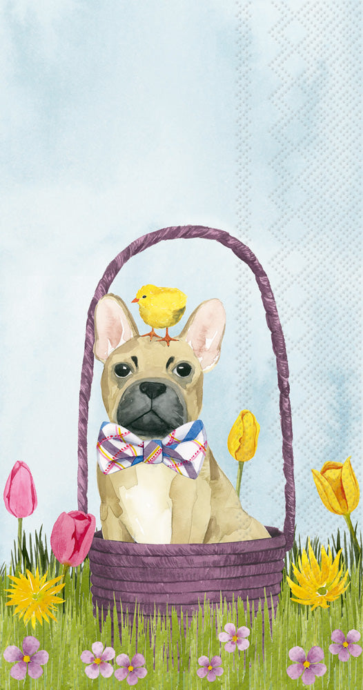 Hostess Napkins Easter Basket Dog