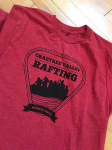 Men's Crabtree Valley Rafting T-Shirt in Red House of Swank