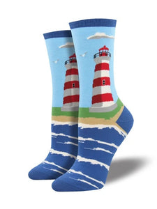 Women’s Socksmith Lighthouse Socks in Sky Blue