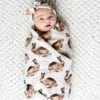 Potted Plants Bamboo Swaddle by Milkbarn