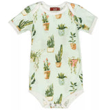 Potted Plants Bamboo Onesie by Milkbarn