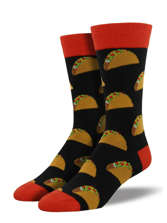 Men’s Socksmith Tacos Socks in Black