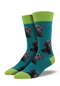 Men's Socksmith Lab-or of Love Labrador Dog Socks