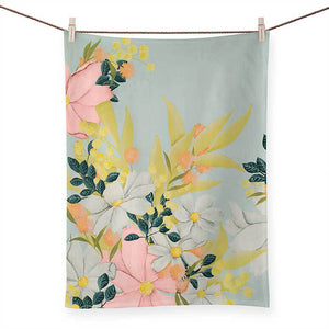 Flower Market Tea Towel by Liza Proch
