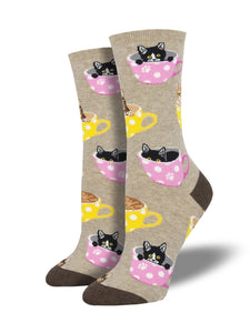 Women’s Socksmith Cat-feinated Hemp Heather Socks