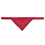 Reflective Dog Bandana in Red - Medium/Large