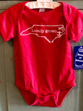 Locally Grown Onesie in Red House of Swank