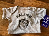 Raleigh Acorn Onesie in Gray House of Swank