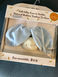 Natural Rubber Teether Blue Bud Bunny by Bunnies by the Bay