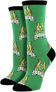 Women’s Socksmith Luck of the Irish Socks In Green