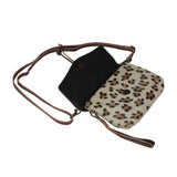 Groove Cheetah Fur Crossbody Bag