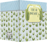 Best Wishes Greeting Card - Blank Inside - Wedding or Congrats - Lily of the Valley