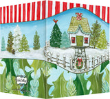 Christmas Cottage - Happy Holidays Greeting Card