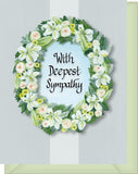 With Deepest Sympathy Greeting Card - Wishing You Peace...