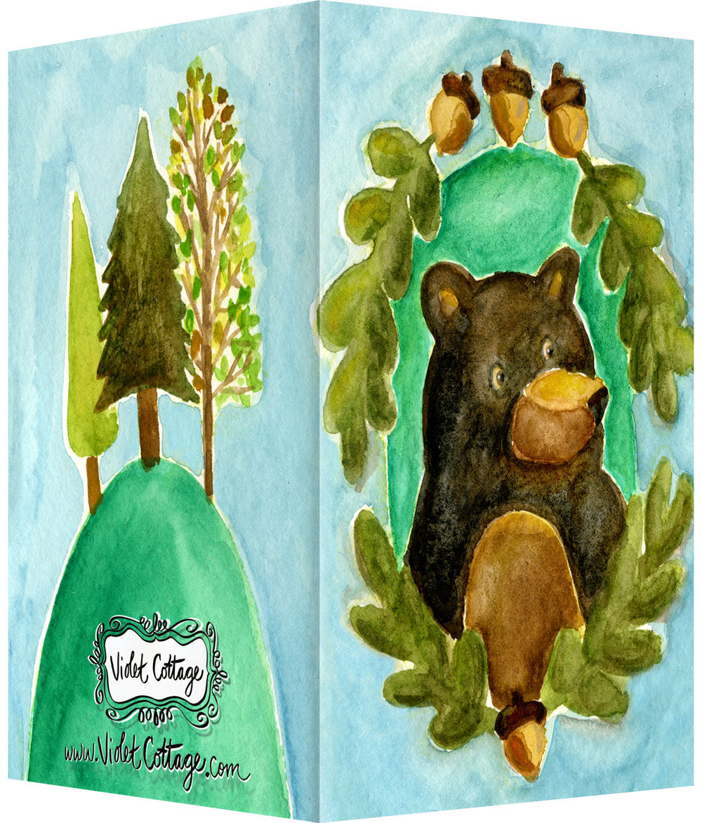 Small Enclosure Card - Black Bear