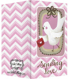 Small Enclosure Card - Sending Love Bird