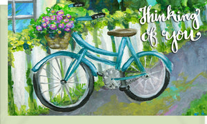 Small Enclosure Card - Thinking of You Bicycle