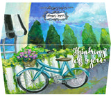 Small Enclosure Card - Thinking of You Bicycle
