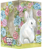 Small Enclosure Card - Bunny with Flowers