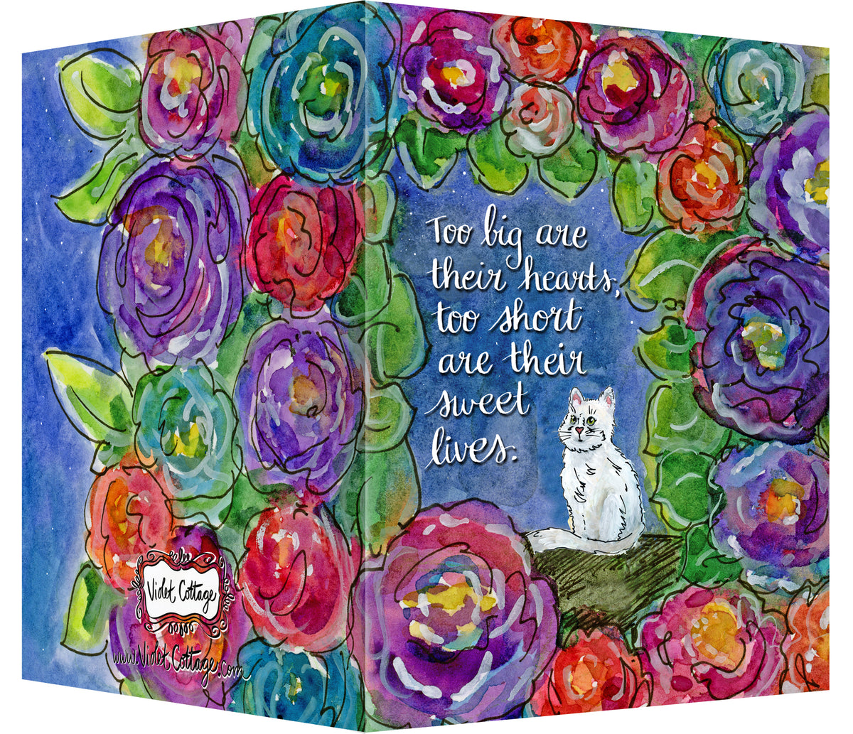 Sympathy Cat Greeting Card - Heartfelt Condolences